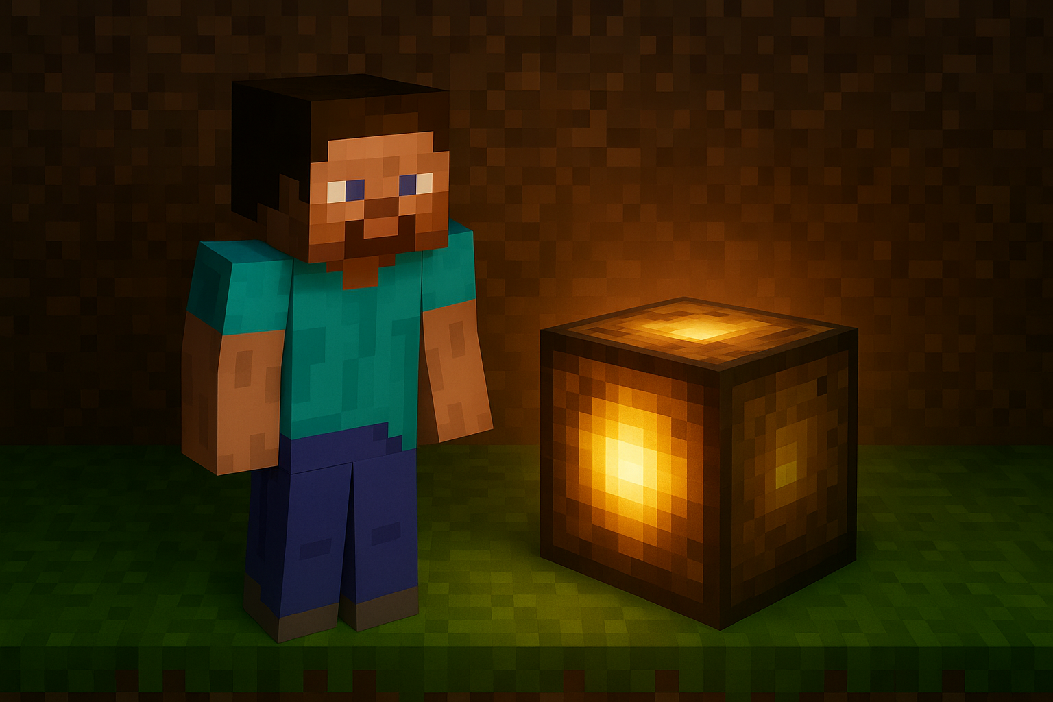 Ночник Minecraft